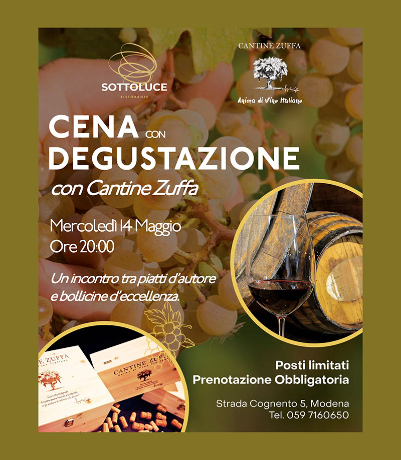 CENA CON DEGUSTAZIONE